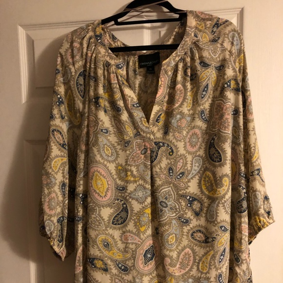 Cynthia Rowley Tops - Pastel, plus size, printed paisley top Cynthia Rowley Tops - Pastel, plus size, printed paisley top